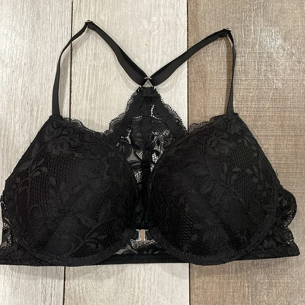 Bundle (No Brand) Padded Underwire Halter Bras Sz 34C - Picture 4 of 10